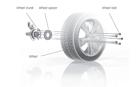 Pro Spacers VW Bora 10.98-.. 5x100 8mm Eibach